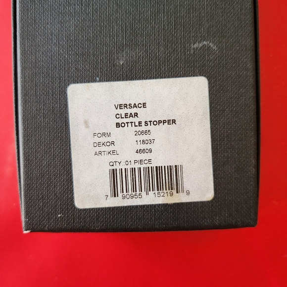 🍾Versace Rosenthal Crystal Wine Stopper - Picture 5 of 6